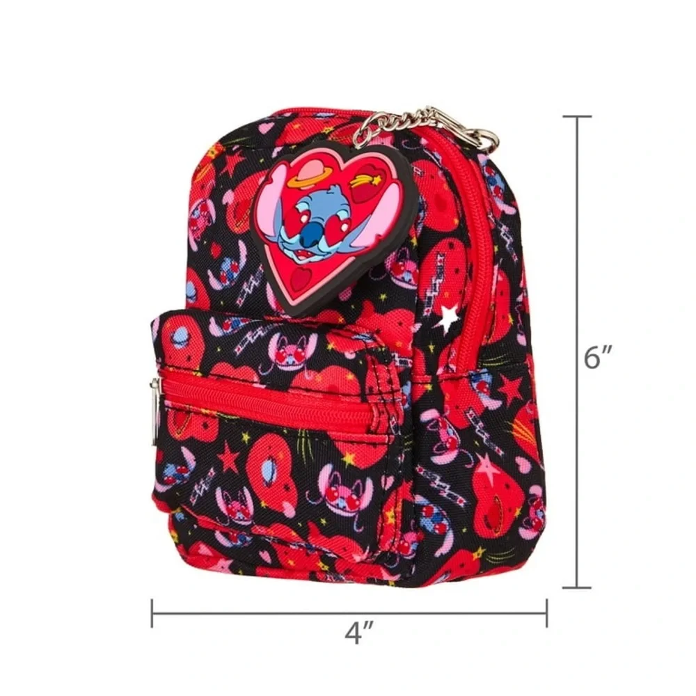 Disney Red and Black Stitch Kids Keychain & Plush